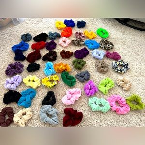 50 Scrunchies (One Not Pictured)